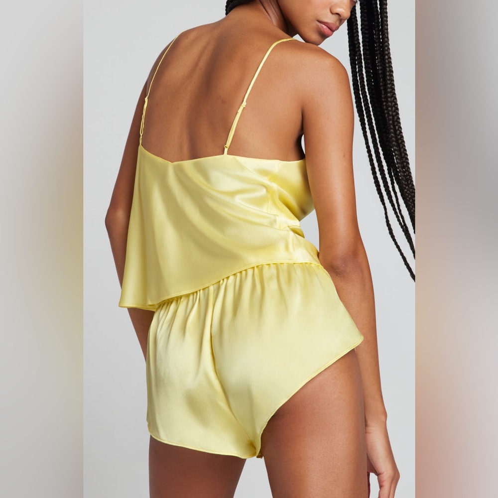 Negative Underwear Eclipse Silk Set In Sunshine - image 5